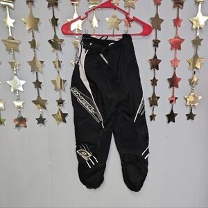 O'Neal Element Motocross Racing Pants Riding Bike Black White Youth Size 8/10